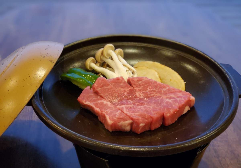 知多牛のステーキの画像