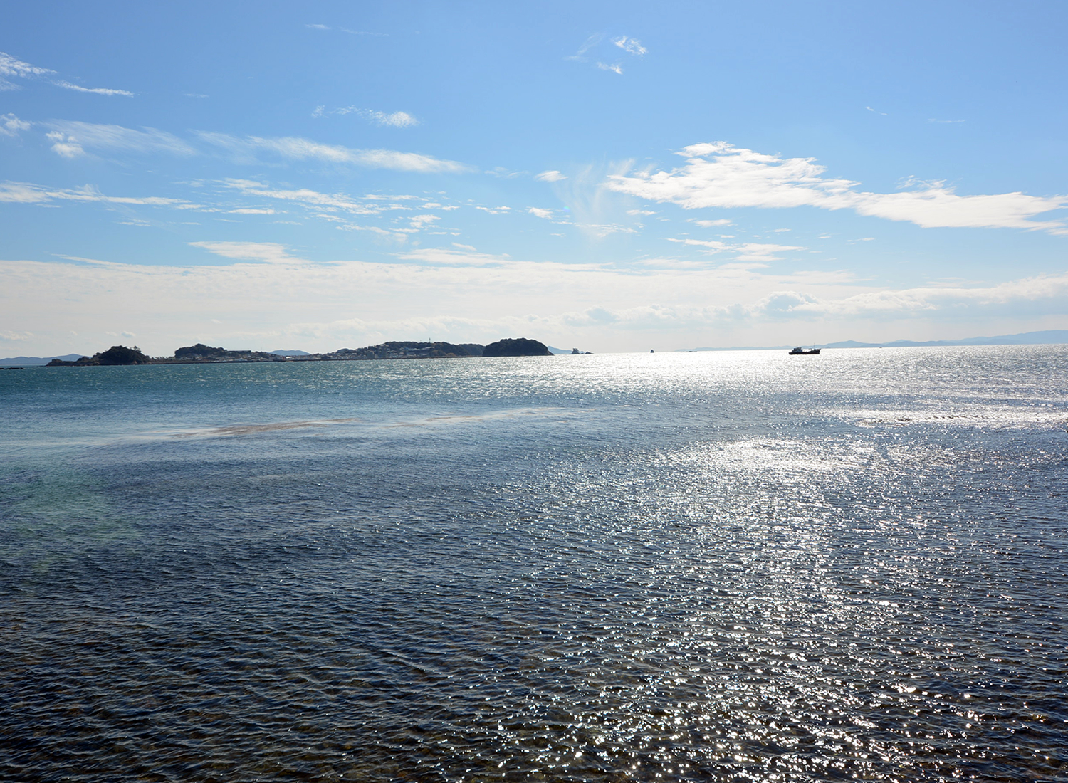 日間賀島からの眺め